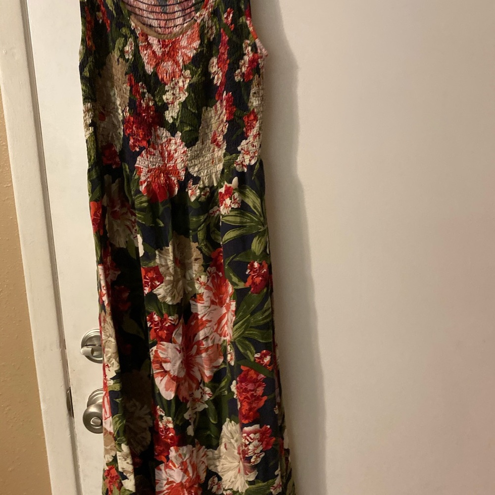 Dress sleeveless and cotton very colorful